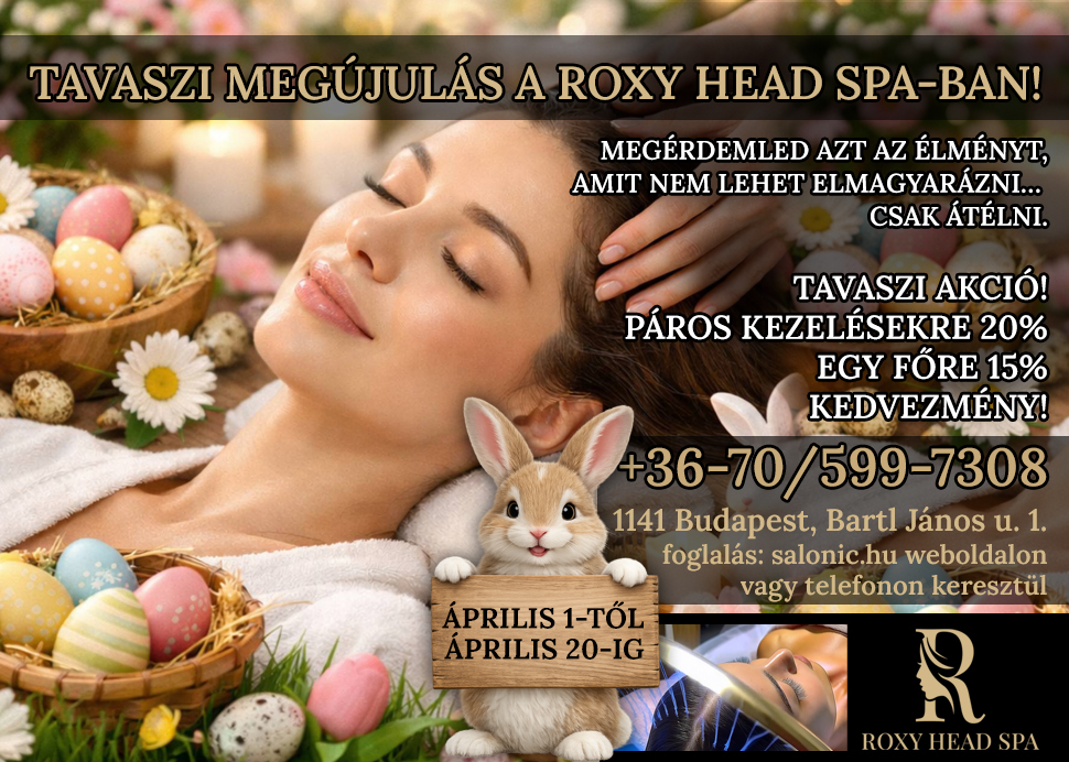 Roxy Head Spa Szórólap